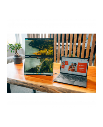 Monitor przenośny Verbatim Dual Monitor Essentials 15,6'' IPS FHD Mini HDMI 2xUSB-C głośniki nr 2