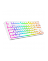 Klawiatura mechaniczna Rampage TKL GHOST Huano Red Switch biała - nr 1