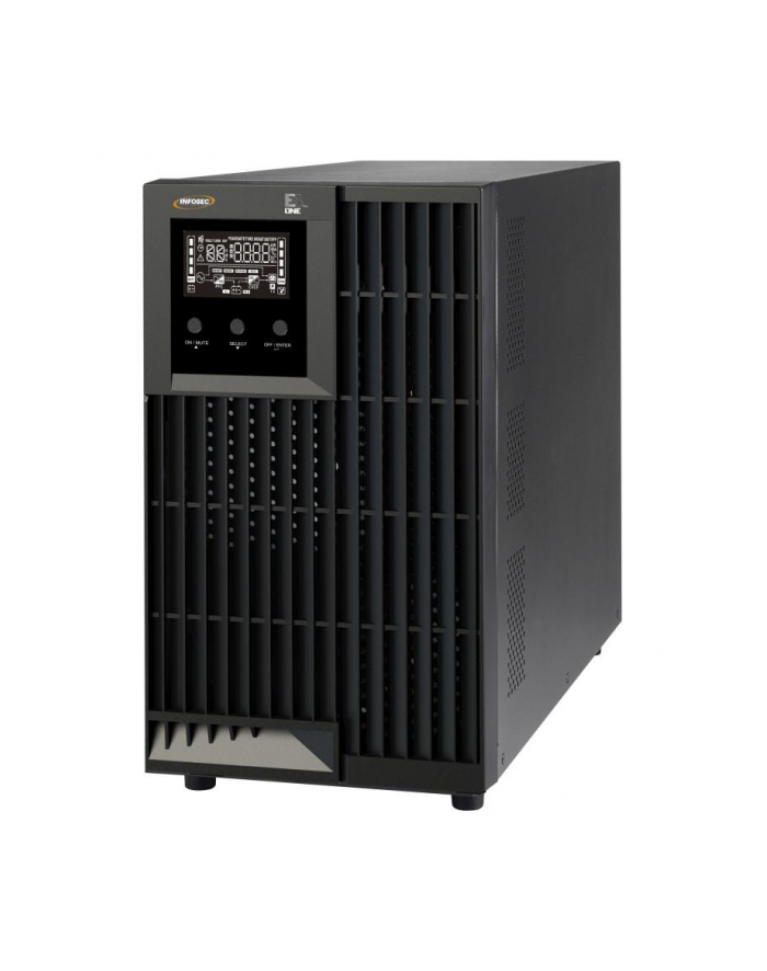 Zasilacz awaryjny UPS Infosec E4 Pro One 3000, 3000VA, 3000W, 2x FR/Schuko, 4x C13 główny