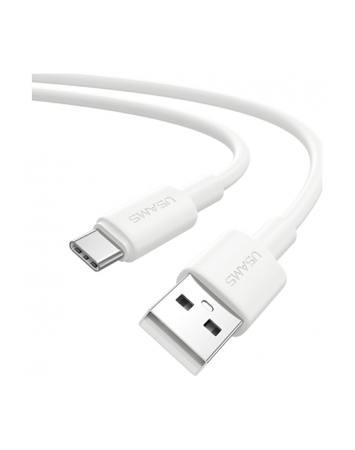 Kabel USB Usams U90 USB-A/USB-C 1m 3A biały główny