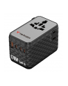 Adapter podróżny Verbatim Charge 'n' Travel GaN III globalny 170W, 2xUSB-C PD 3.1 QC 4+ 140W, 1xUSB-C PD 3.0 QC 3.0 30W, 1xUSB-A QC 3.0 18W - nr 1