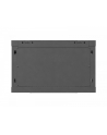 Szafa instalacyjna Rack 19'' Lanberg 6U 600x600 wisząca czarna drzwi perforowane (flat pack) - nr 14