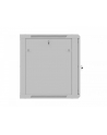 Szafa instalacyjna Rack wisząca 19'' 12U 600x600 szara drzwi perforowane Lanberg (flat pack) - nr 10