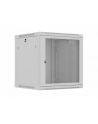 Szafa instalacyjna Rack wisząca 19'' 12U 600x600 szara drzwi perforowane Lanberg (flat pack) - nr 2