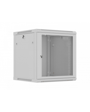 Szafa instalacyjna Rack wisząca 19'' 12U 600x600 szara drzwi perforowane Lanberg (flat pack) nr 2