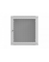 Szafa instalacyjna Rack wisząca 19'' 12U 600x600 szara drzwi perforowane Lanberg (flat pack) - nr 9