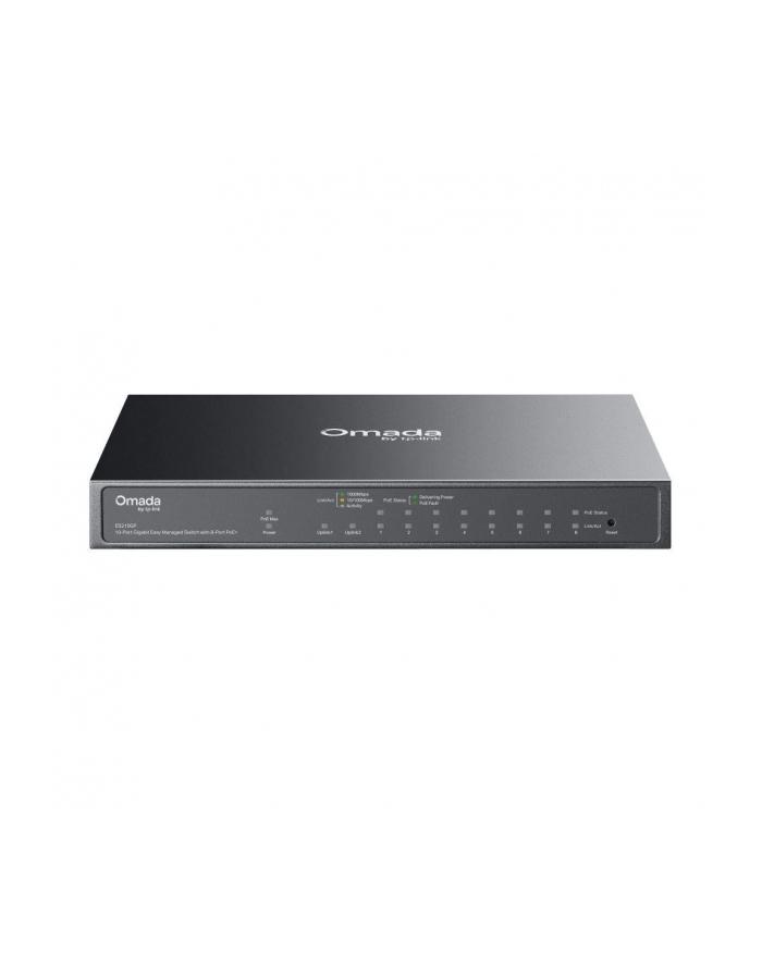 tp-link systems inc. Switch zarządzalny TP-Link Omada ES210GP 8xGbE PoE+ 1xGbE 1xSFP/RJ45 Combo główny