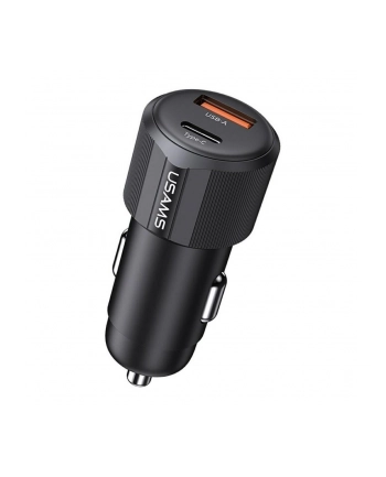 Ładowarka samochodowa Usams CC283 60W USB-A + USB-C PD Fast Charge