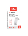 Ładowarka sieciowa Verbatim GaN Fold 'n' Go 65W 2xUSB-C PD 3.0 biała - nr 4