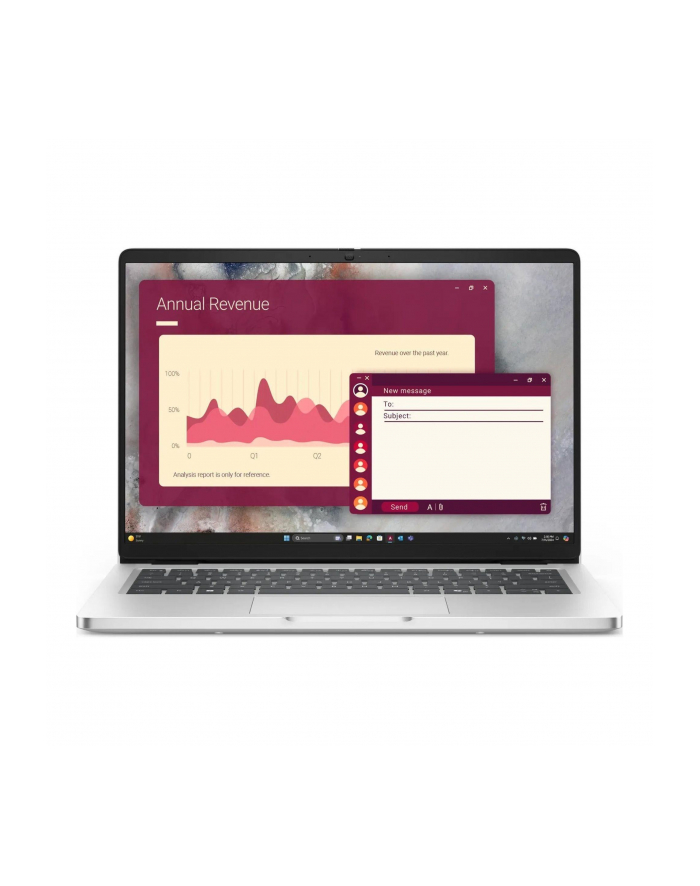 Notebook Dell Pro 14 PC14250 14''FHD+/Ultra 7 255U/16GB/SSD512GB/Intel/11PR Silver 3Y ProSupport główny