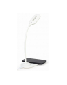 Lampka Biurkowa Gembird Led Z Ładowarką Bezprzewodową (Biała) (TAWPC10LED01W) - nr 10