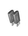 trust Adapter Calyx USB-C do USB-A dwupak szary - nr 4