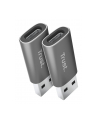trust Adapter Calyx USB-C do USB-A dwupak szary - nr 7