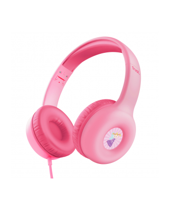 trust Słuchawki dla dzieci Nouna różowe