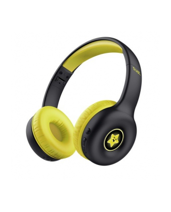 trust Słuchawki bezprzewodowe dzieciece Nouna czarne