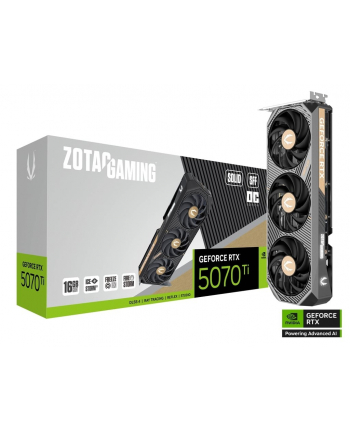 zotac Karta graficzna GeForce RTX 5070 Ti SOLID SFF OC 16GB GDDR7 256bit 3DP/HDMI