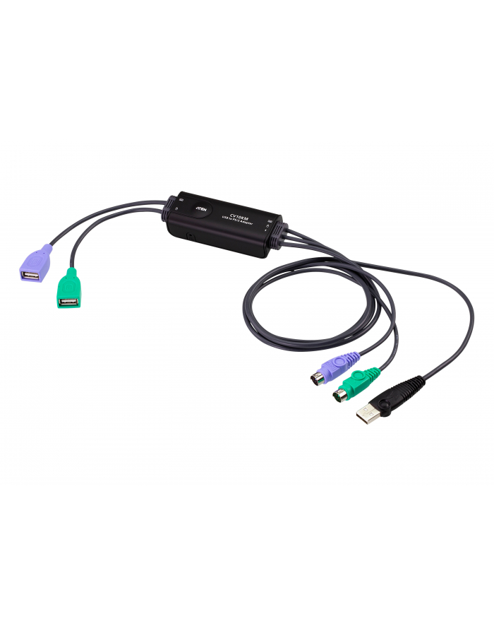 Aten Cv10Km Usb To Ps 2 Converter 0 8M główny