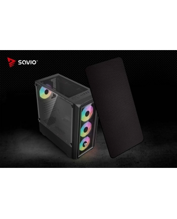 Obudowa komputerowa SAVIO NOCTIS GLASS RGB X1