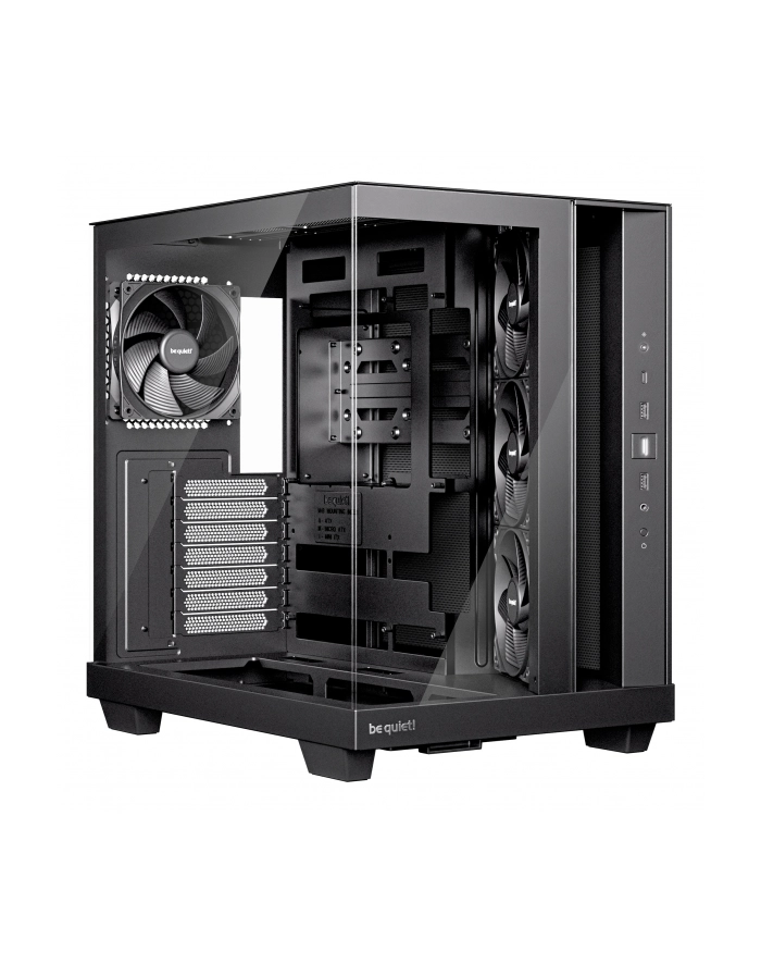 listan gmbh  Obudowa be quiet! Light Base 500 Black ATX Midi z oknem bez zasilacza główny
