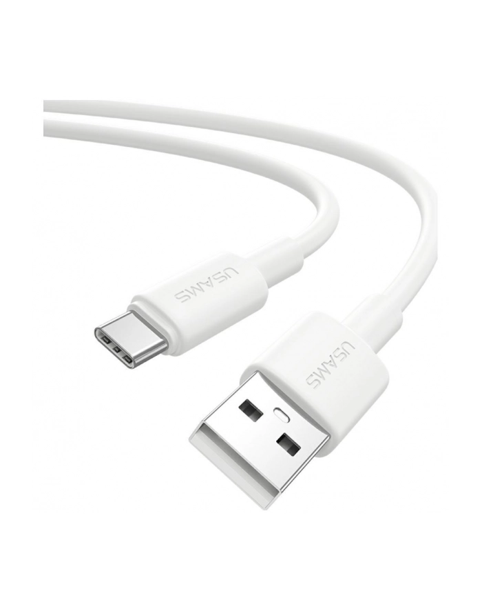 Kabel USB Usams U90 USB-A/USB-C 1m 3A biały główny