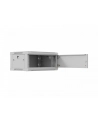 Szafa instalacyjna Lanberg Rack wisząca 19'' 4U 600x450 szara drzwi metalowe (flat pack) - nr 11