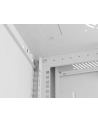 Szafa instalacyjna Lanberg Rack wisząca 19'' 4U 600x450 szara drzwi metalowe (flat pack) - nr 3