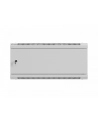 Szafa instalacyjna Lanberg Rack wisząca 19'' 4U 600x450 szara drzwi metalowe (flat pack) - nr 7