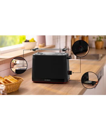 bosch Toster MyMoment TAT3M123 czarny