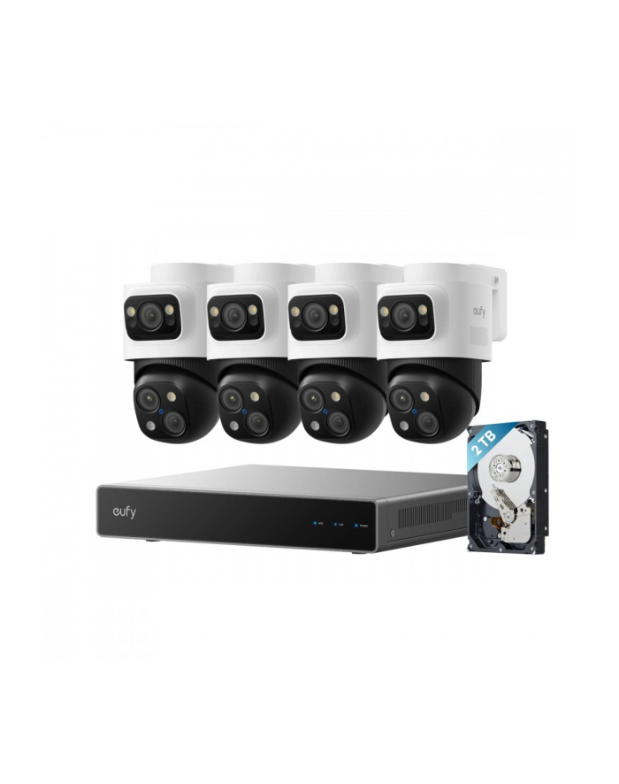 anker Zestaw do monitoringu eufy NVR S4 Max Biały główny