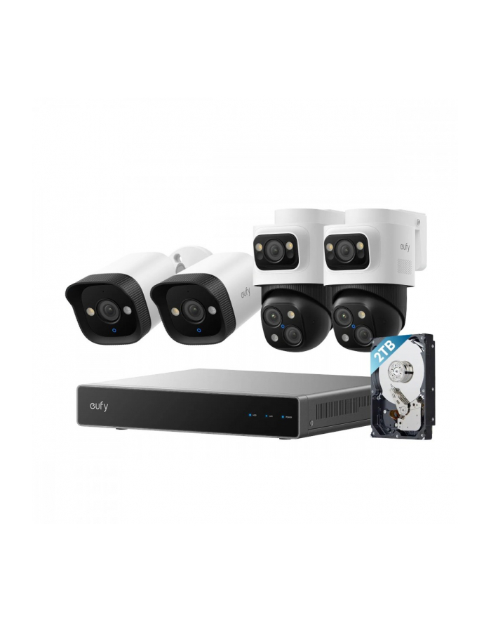 anker Zestaw do monitoringu eufy NVR S4 4 kamery + nagrywarka główny