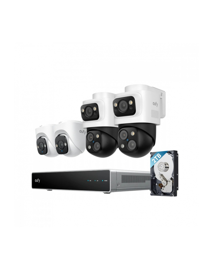 anker Zestaw do monitoringu eufy NVR S4 4 kamery + nagrywarka główny