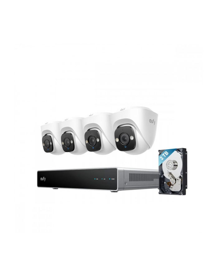 anker Zestaw do monitoringu eufy NVR E41 4 kamery + nagrywarka główny