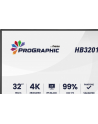 iiyama Monitor 31.5 cala ProGraphic HB3201UHSNP-B1 4K,IPS BLACK 2.0,450cd,VESA USB-c dock(PD:96W),HDMI,DP,DAISY/CHAIN,4xUSB,RJ45,3000:1,sRGB:100%,DCI-P3:99%, - nr 57