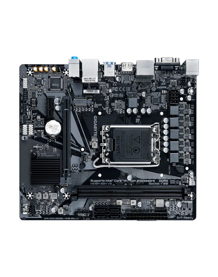 gigabyte Płyta główna H610M S2H V2 s1700 2DDR 5 DP/HDMI/DSUB M.2 mATX główny