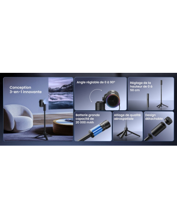 jmgo Projektor picoPlay, zestaw: stojak+powerbank nr 1