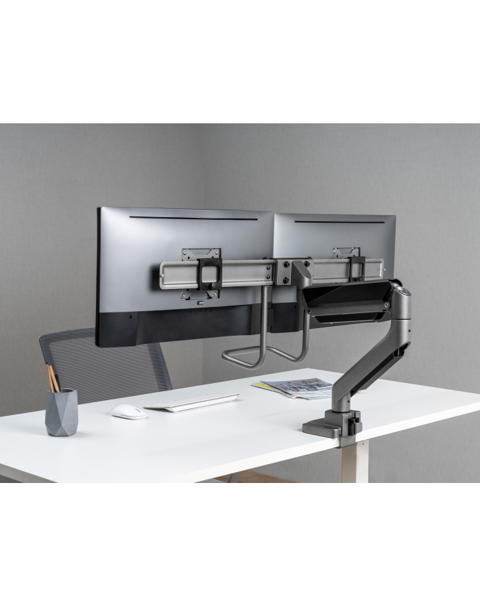 Equip Uchwyt biurkowy na 2 monitory 17'' 32'' (650161) główny