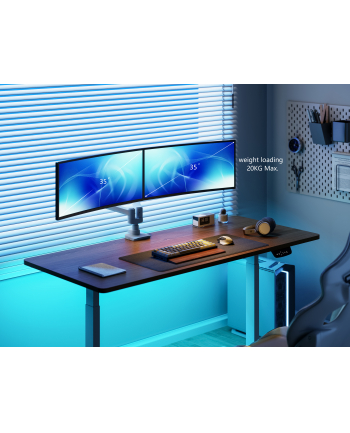 Equip Uchwyt biurkowy na 2 monitory 17'' 35'' (650183)