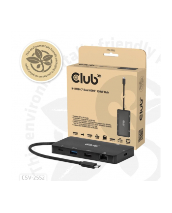 Hub USB Club 3d 9in1-HUB (CSV2552) nr 2