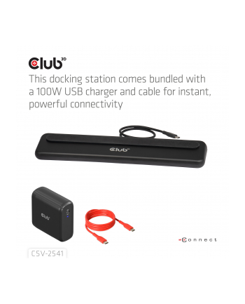 Stacja dokująca Club3d CSV-2541 (CSV2541)