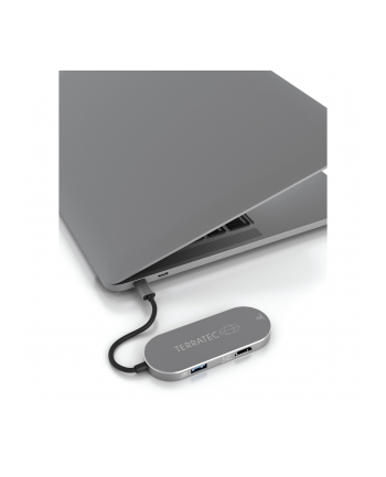 Stacja dokująca Terratec Connect c5 USB 3.2 Gen 1 (3.1 Gen 1) Type-C Srebrny (DK_NR_MKS_6118389)
