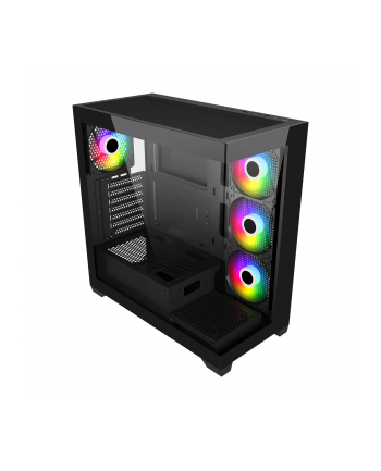 Fsp/Fortron Geh Midi M340 BA ATX/M-ATX/M-ITX/ARGB o.N. czarny (POC0000272)