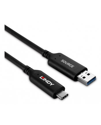 LINDY 50m USB 3.2 Gen 1 Typ A an C Hybridkabel
