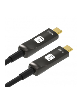 Techly EFB USB-C Kabel AOC Fiber M/M 10m