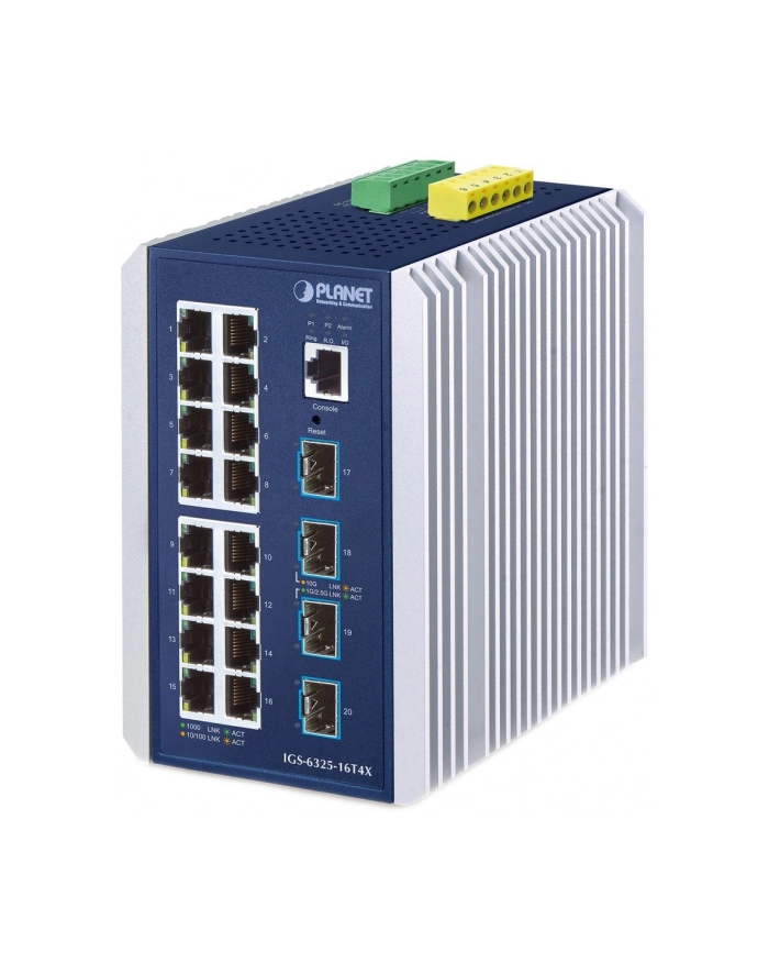 Planet IGS-6325-16T4X IP30 Industrial L3 16-Port (IGS632516T4X) główny