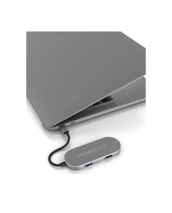 Stacja dokująca Terratec Connect c5 USB 3.2 Gen 1 (3.1 Gen 1) Type-C Srebrny (DK_NR_MKS_6118389)