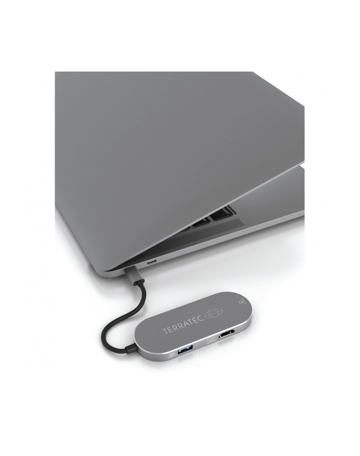 Stacja dokująca Terratec Connect c5 USB 3.2 Gen 1 (3.1 Gen 1) Type-C Srebrny (DK_NR_MKS_6118389) główny