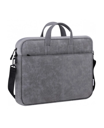 defender Torba SOLID LEATHER 15,6 cala Szara