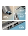 axagon HUE-STC HUB 4-portowy  1x USB-A 5Gbps, 2x USB2.0 + 1x USB-C 2.0, 12cm kabel USB-C - nr 3