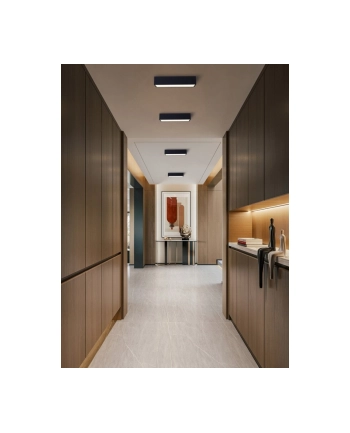 Immax Neo Canto Smart Lampa Sufitowa 60X15Cm, 34W Czarna Zigbee 3.0, Tuya