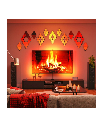 Dekoracja Nanoleaf 4D V2 TV Mirror + Light Strips Kit RGB Multicolor 24W do TV do 65''